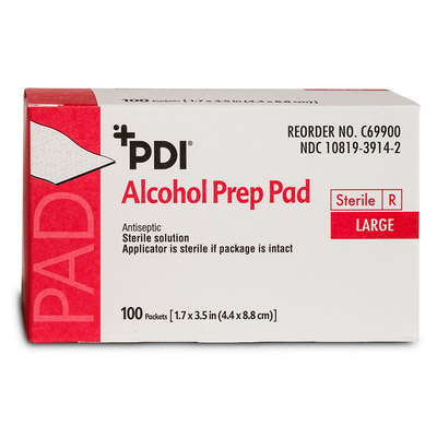 PDI ALCOHOL PREP PAD, C69900