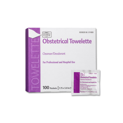 PDI HYGEA OBSTETRICAL TOWELETTE, D74800