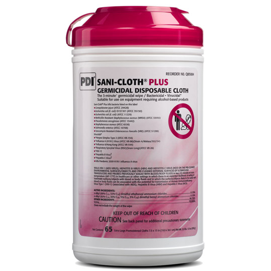 PDI SANI-CLOTH PLUS GERMICIDAL DISPOSABLE CLOTH, Q85084