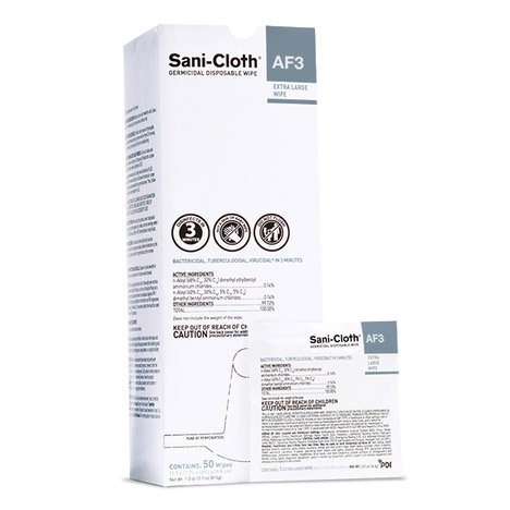 PDI SANI-CLOTH AF3 GERMICIDAL DISPOSABLE WIPE, U27500