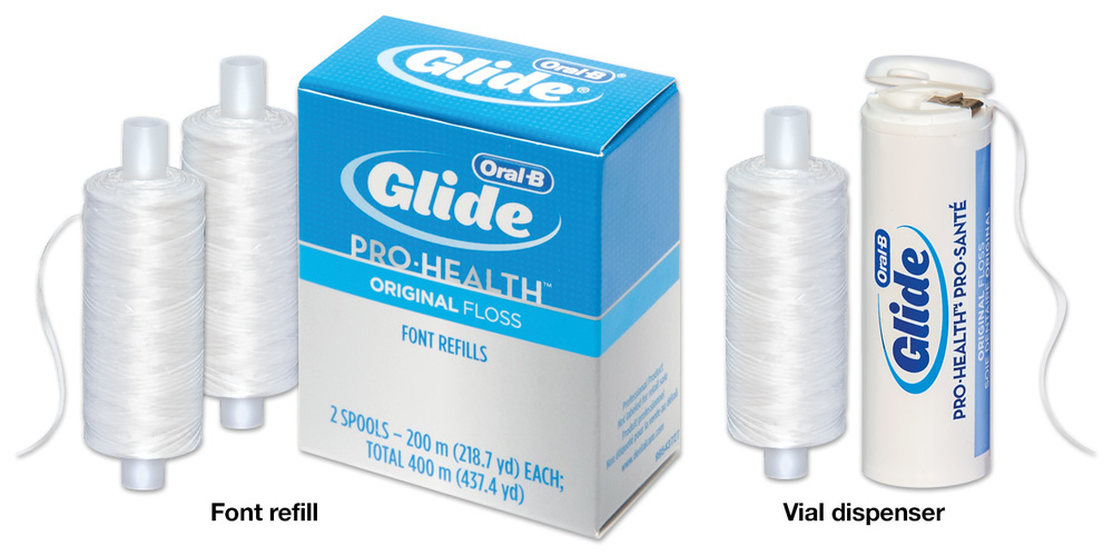 Glide Pro-Health Original Floss 200m Disposable Vial Ea