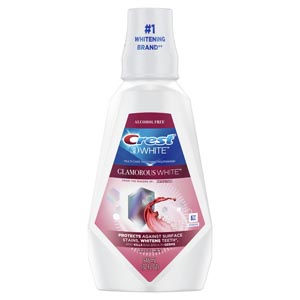 P&G CREST 3D WHITE GLAMOROUS WHITE MOUTHWASH, 80346815