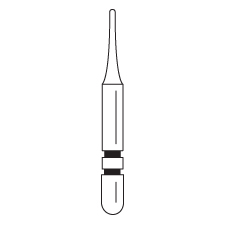 Premier - Two Striper Break Contact Diamonds Friction Grip Burs - 203.5F Fine