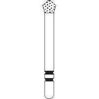 Premier - Two Striper Skooter o-acorn Finishing Diamonds Friction Grip Burs - F0 Very Fine