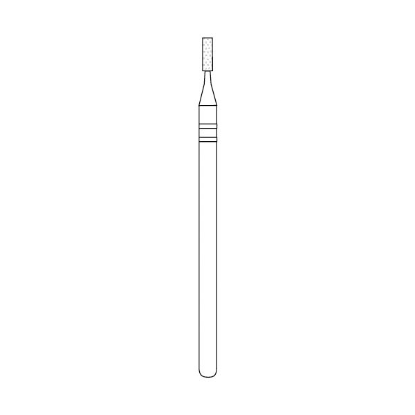 Premier - Two Striper Flat-End Cylinder Diamonds Friction Grip Burs - 520.4C Coarse