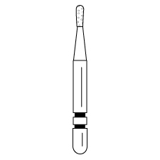 Premier - Two Striper Pear Diamonds Friction Grip Burs - 361.2.5C