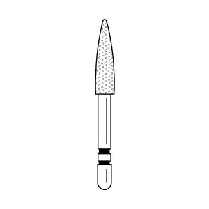 Premier - Two Striper Flame Diamond Friction Grip Burs - 275.9C