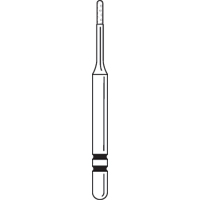 Premier - Two Striper Pear Diamond Friction Grip Burs - MP38M