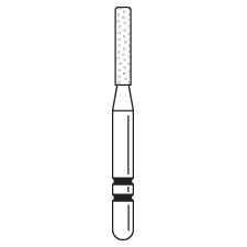 Premier - Two Striper KR Cylinder Diamond Friction Grip Burs - 515.6CKR