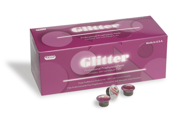 Glitter Prophy Paste Fine Mint 200Bx
