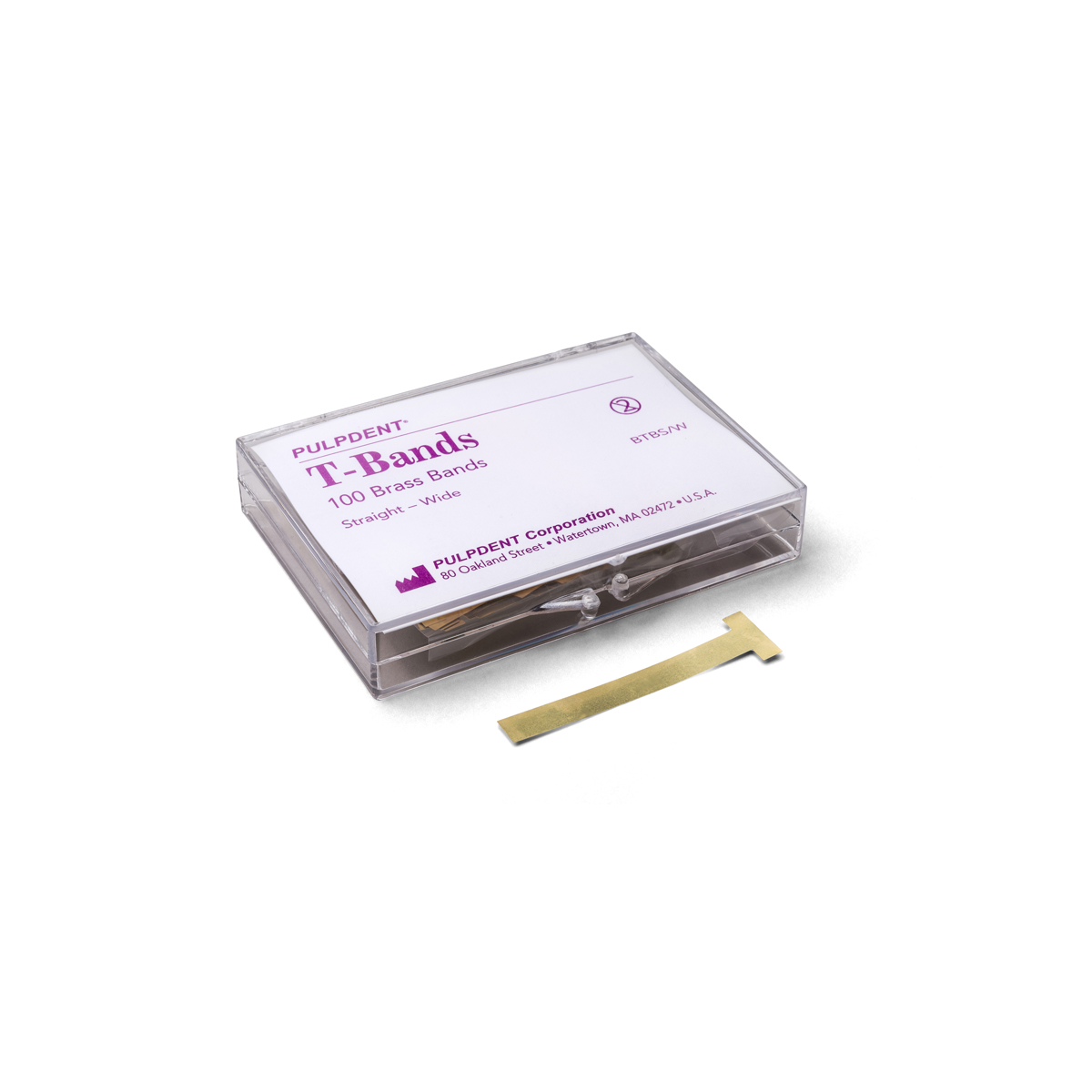 T-Bands Brass Straight Assorted .05mm Thick 100Bx