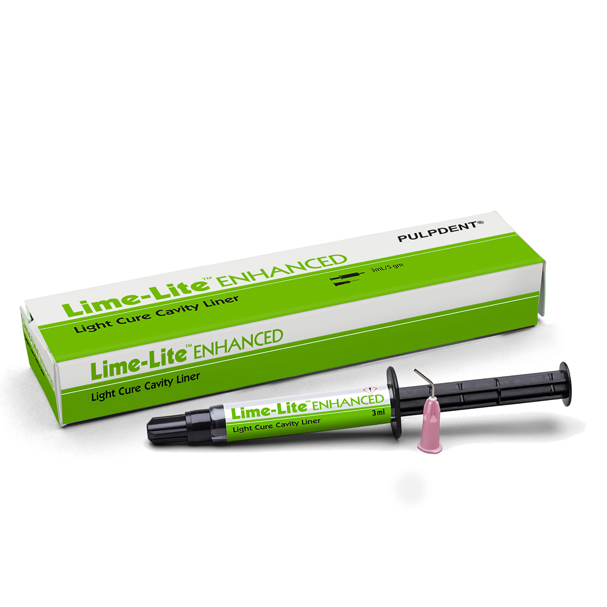 Lime-Lite Enhanced Cavity Liner 3ml Syringe