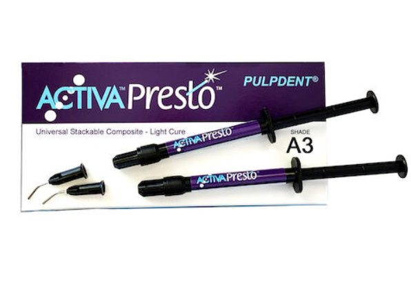 Activa Presto Universal Stackable Composite A3 1.2mL Syringe 2Pk