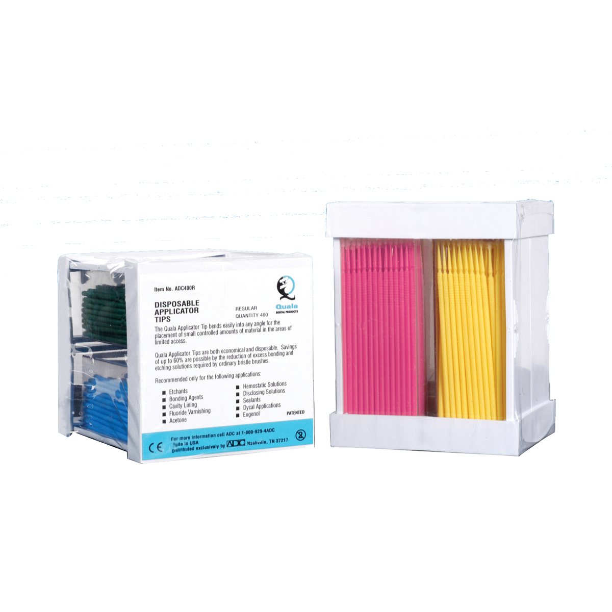 QUALA DISPOSABLE APPLICATOR TIPS, ADC400F