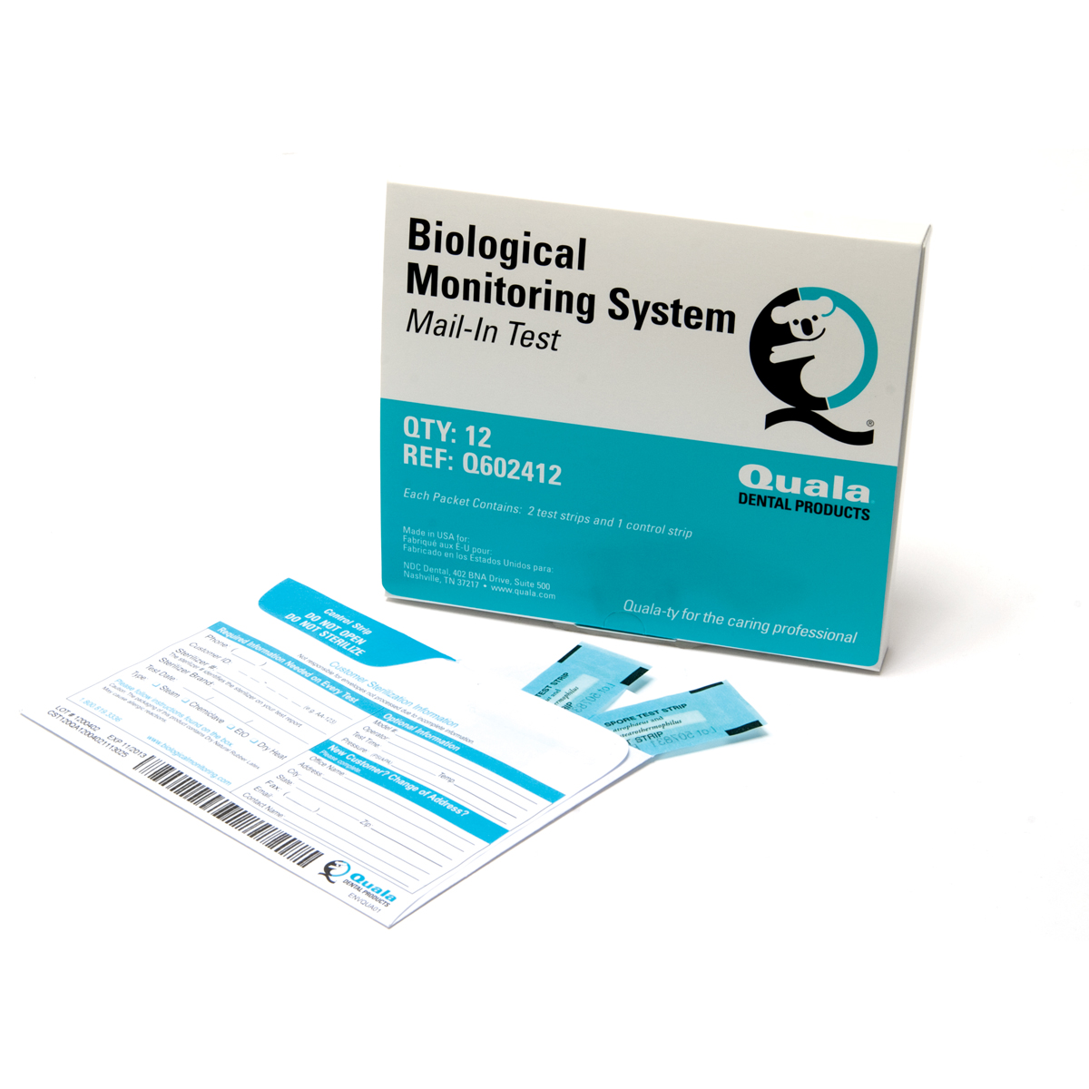 QUALA BIOLOGICAL MONITORING TEST STRIPS, Q602412