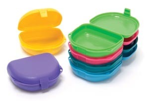 Quala Retainer Boxes 1in Deep Assorted Colors 12Bg