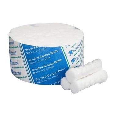 Richmond Braided Cotton Rolls Medium Junior #2 2000Bx