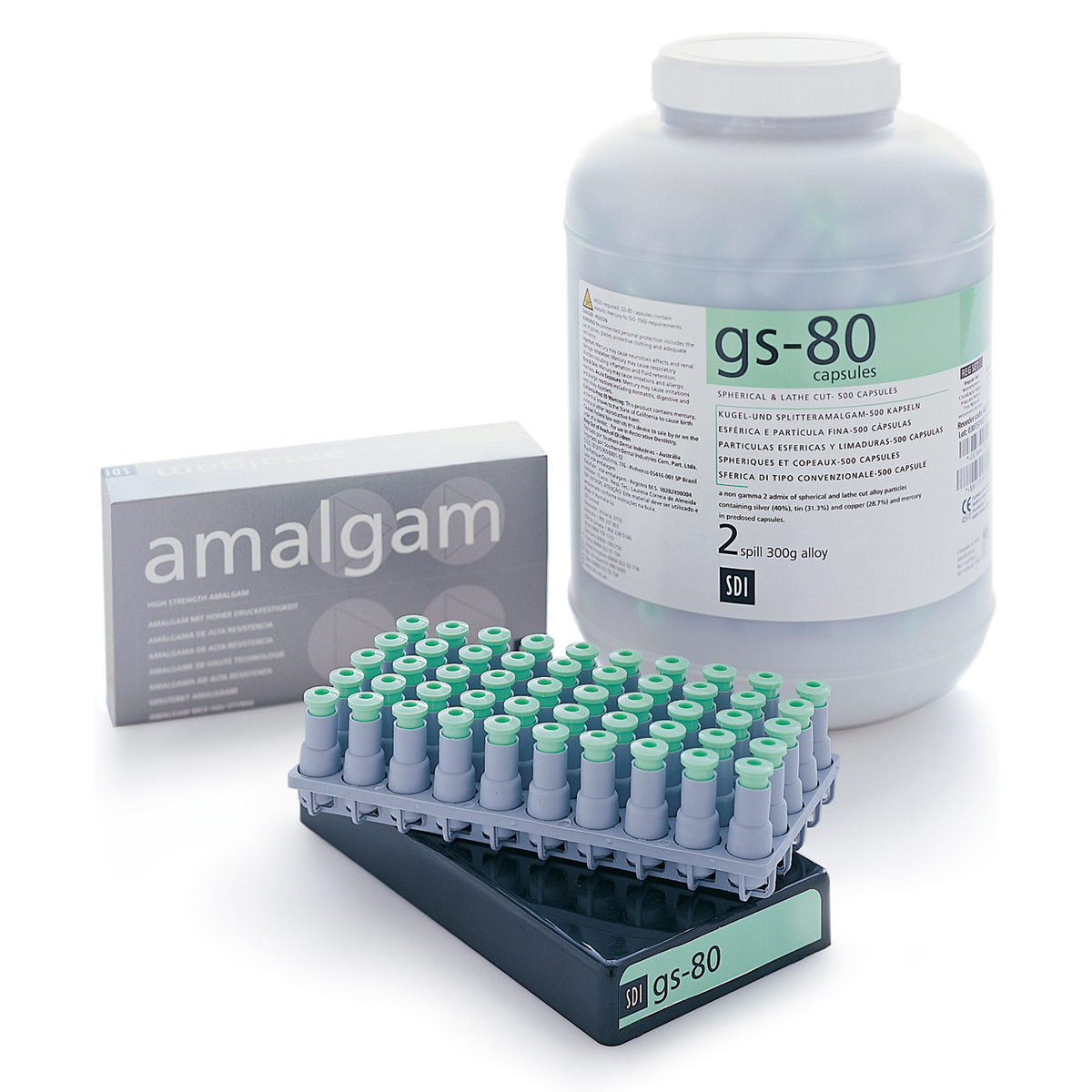 GS-80 Amalgam Capsules - 500 caps Fast 2 Spill