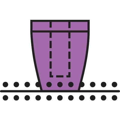 Super-Snap Violet (Medium) Mini-Disk 50Bx