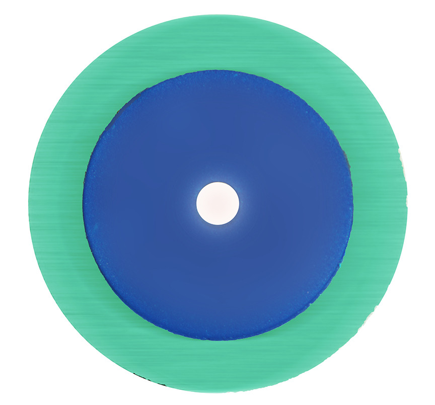 JAZZ HP ZIRCONIA/LITHIUM DISILICATE POLISHER 3 STEP ZL32 MEDIUM WHEEL UNMOUNTED SHANK - 1 PACK