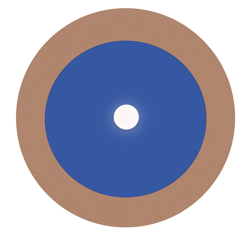 JAZZ HP ZIRCONIA/LITHIUM DISILICATE POLISHER 3 STEP ZL32 FINE WHEEL UNMOUNTED SHANK - 1 PACK