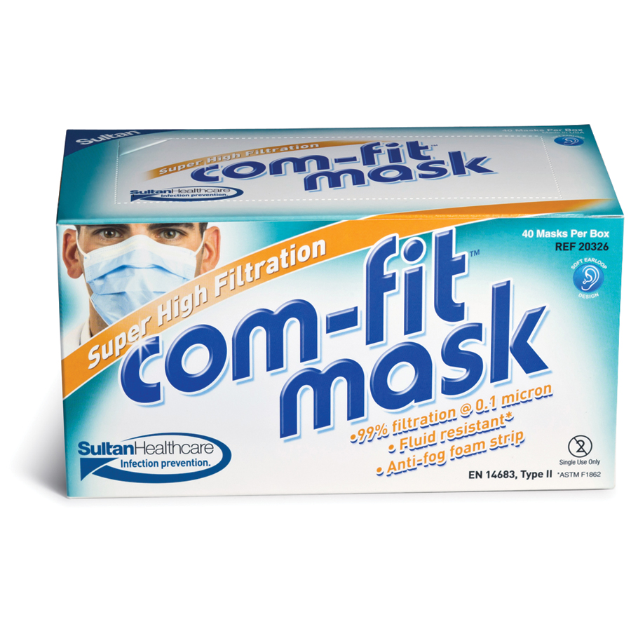 SULTAN COM-FIT SUPER HIGH FILTRATION FLUID RESISTANT MASKS, 20326