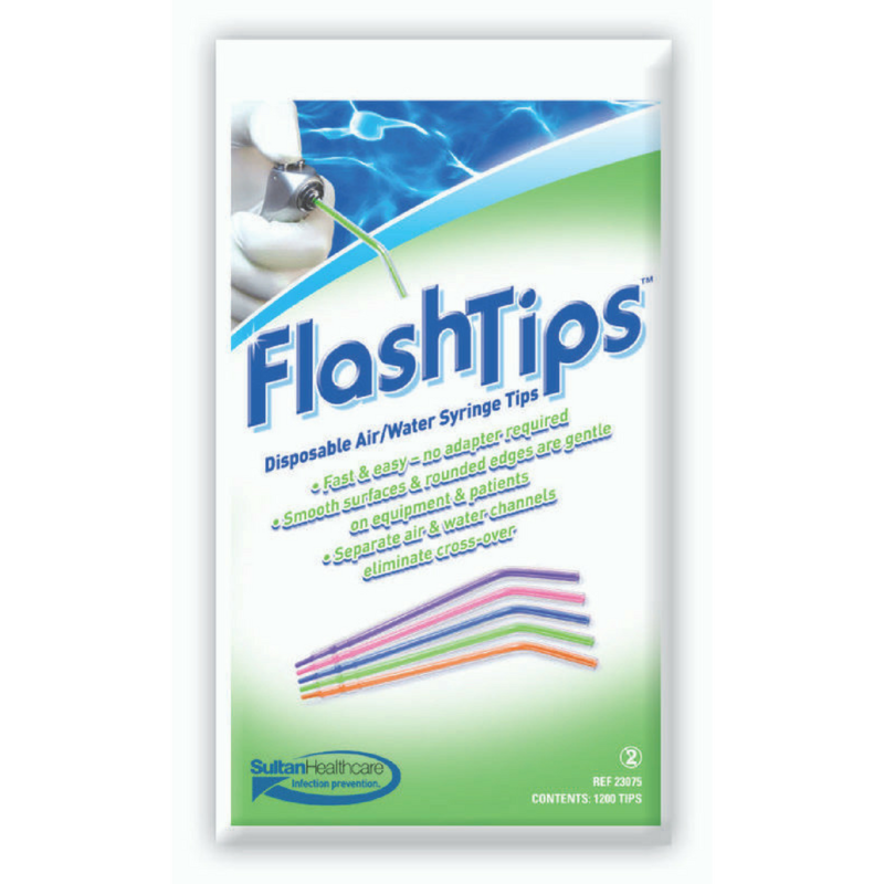 FlashTips Air/Water Syringe Tip Assorted 1200Bg