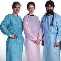Valumax - Isolation Gown Regular Blue Elastic Cuff