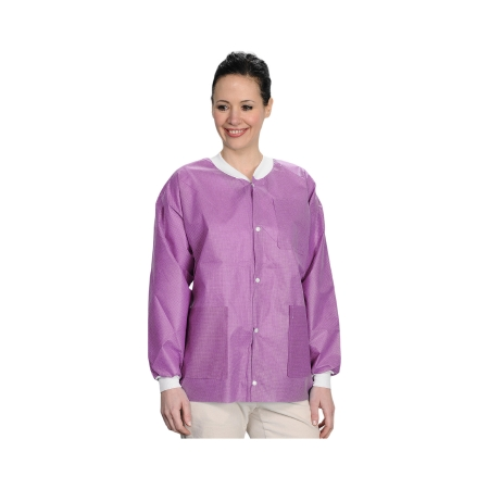 Jackets Raspberry Medium Hip Length 10/PK X-Safe -Jackets