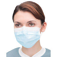 Valumax - Extra-Safe Sensitive Masks Sky Blue Ear-Loop