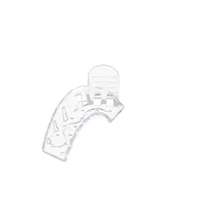 Clear, #8, Lower Right, Upper Left, 12/Bag, 310008