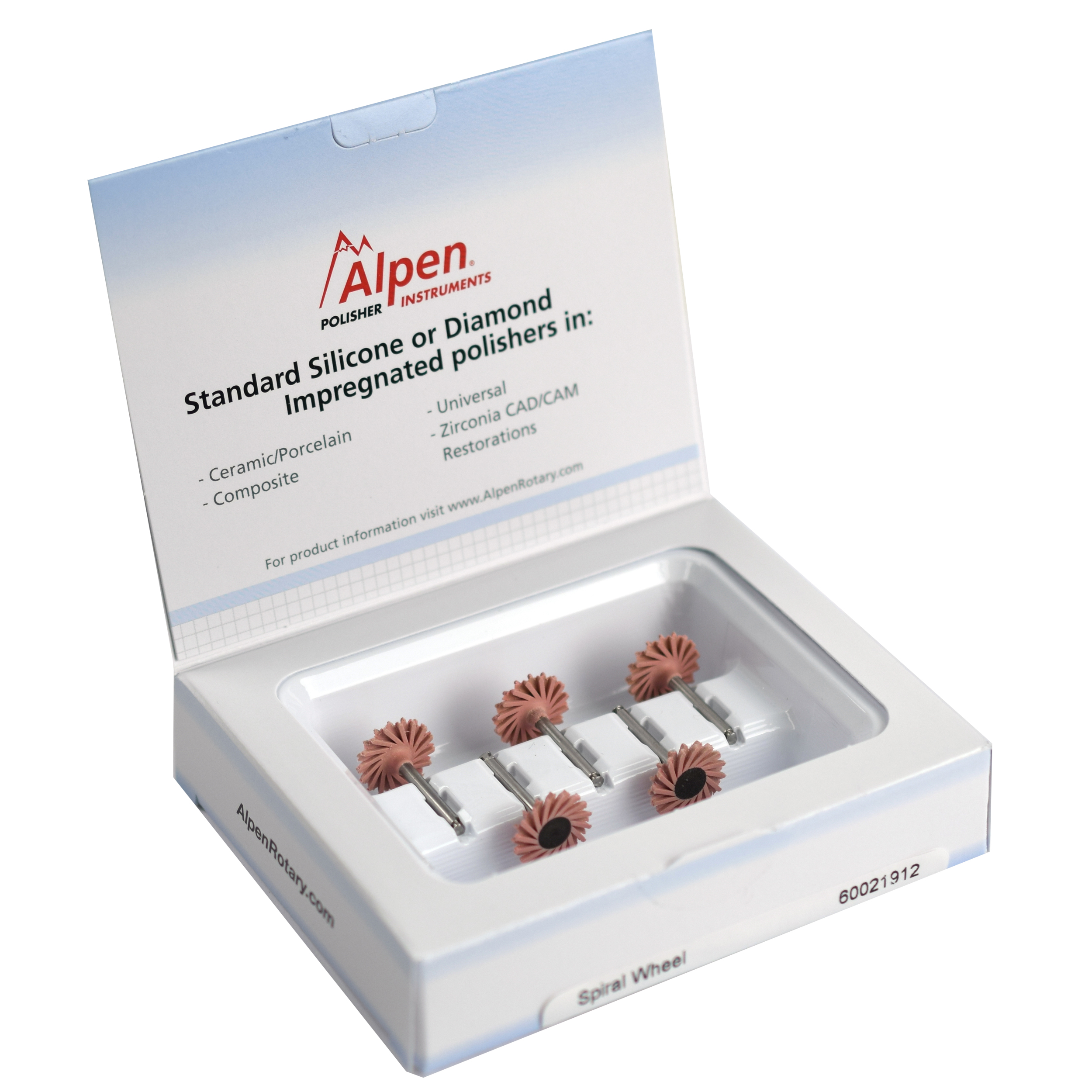 Alpen ShapeGuard Polishers Ceramic Plus, Step 2, 140 mm, 5/Pkg., 60021912