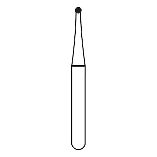 Alpen Carbides Operative & Surgical Round, RA #2, 1.00 mm, 10/Pkg., R200002