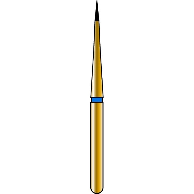 Pointed Cone, Alpen x1 Diamonds X858F008S, Fine, Short Shank, 25/Pkg.