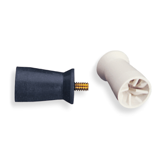 Prophy Cups Turbo Plus Long Screw Type Firm White 144Bg