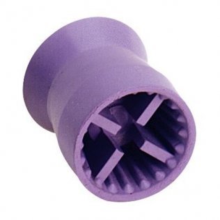 Prophy Cups Petite Web Short Screw Type Soft Purple 144Bg