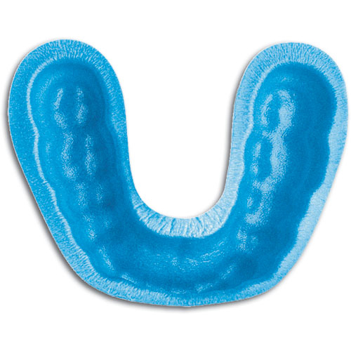 Centrays Foam Single Arch Fluoride Trays Small Blue Disposable 100Bg