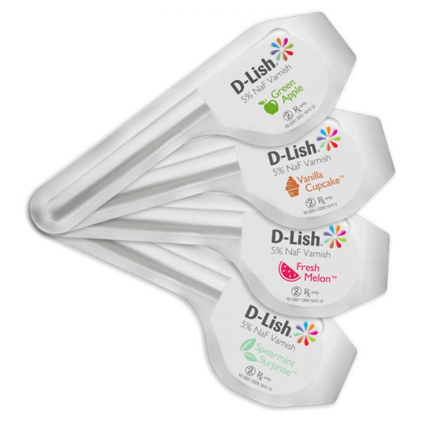 D-Lish 5% Sodium Fluoride Varnish Fresh Melon 200Bx